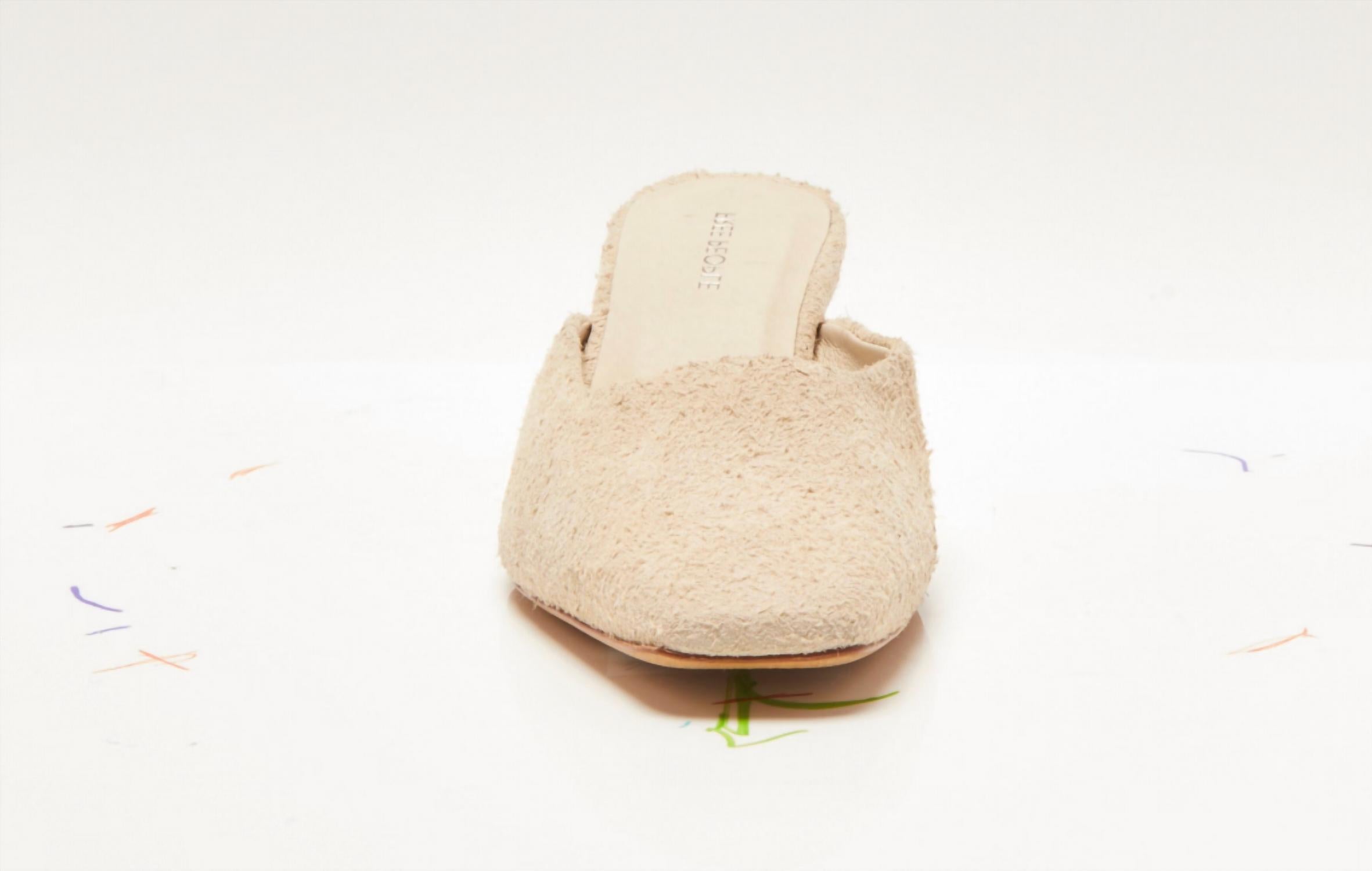 Free People Women's Avenue Heel in sand hairy suede - women's heels - view 4