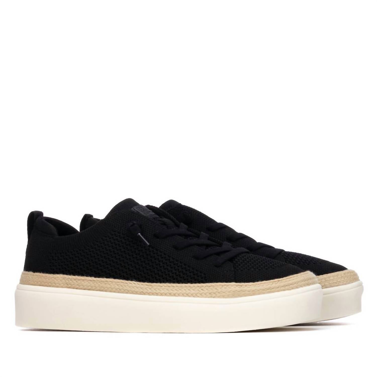 Xti Women's Refresh Textile Shoes in black - women's sneaker - view 7