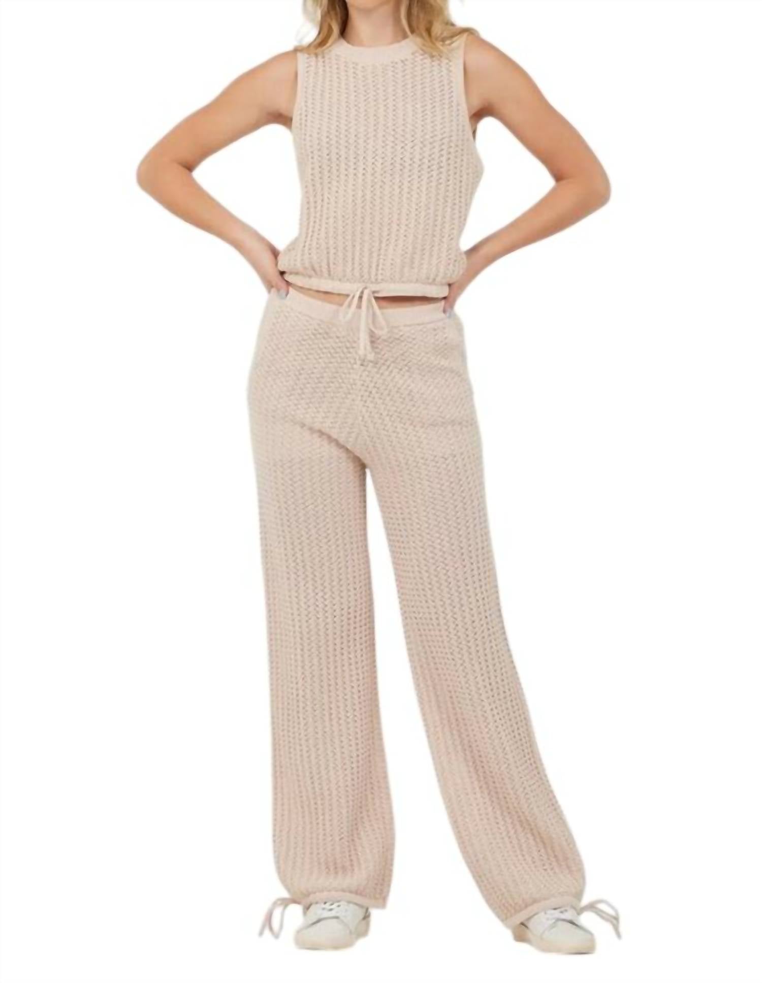 Vintage Havana - Bali Open Crochet Pant