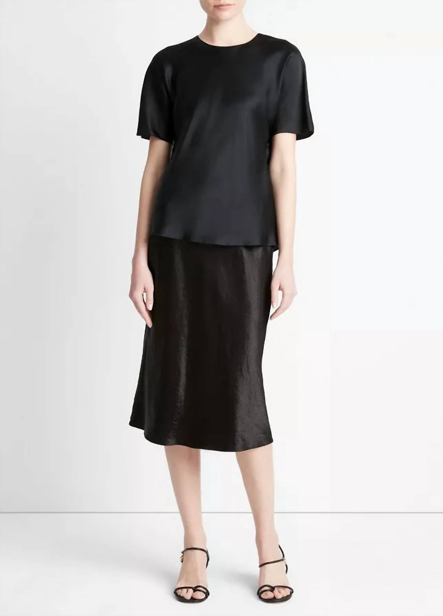 Vince - Women's Bias Satin Top