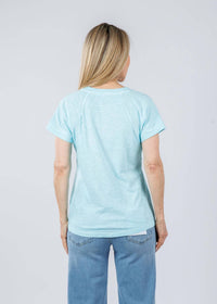 Elliott Lauren - Tina Raglan Short Sleeve V-neck Tee