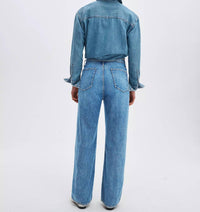 Rag & Bone - Phoebe Drawstring Wide Leg Jeans