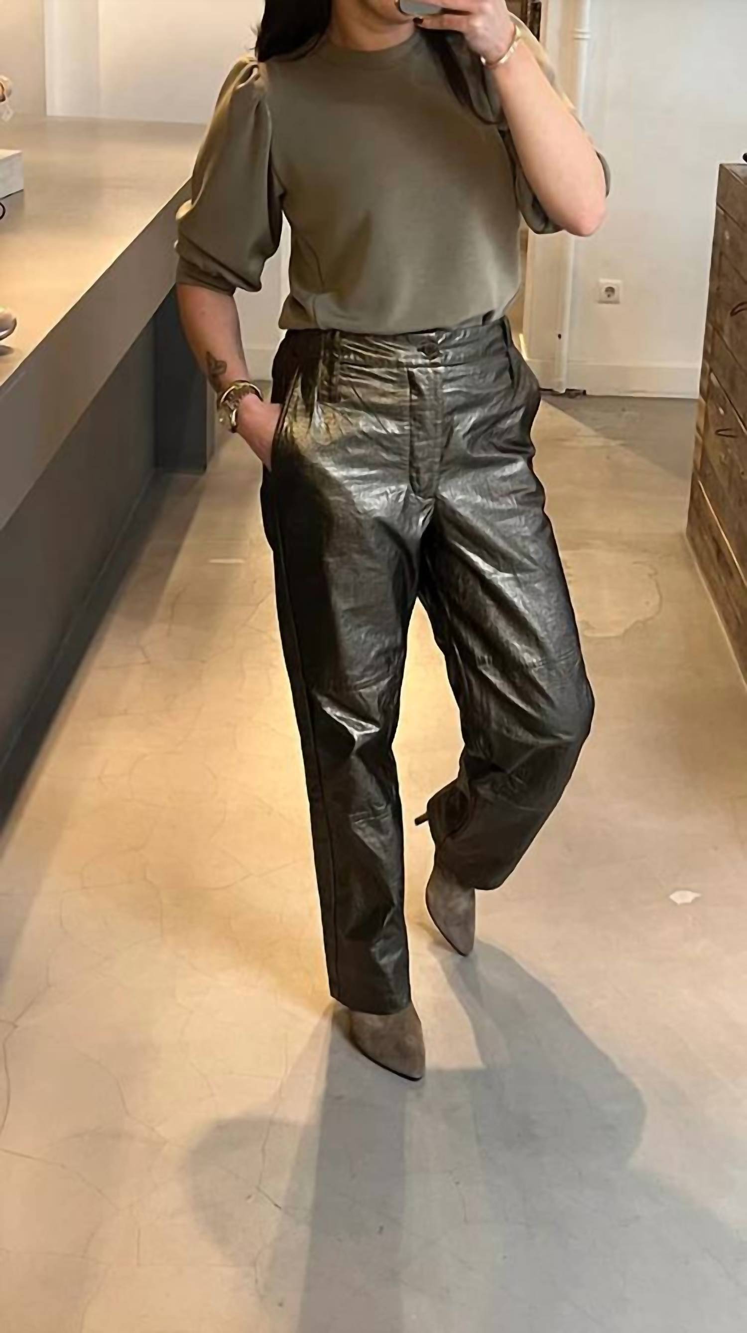 Rabens Saloner - Foiled Ripstop Military Pant