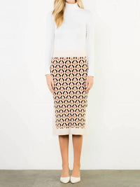 Thml - Jacquard Knit Midi Skirt