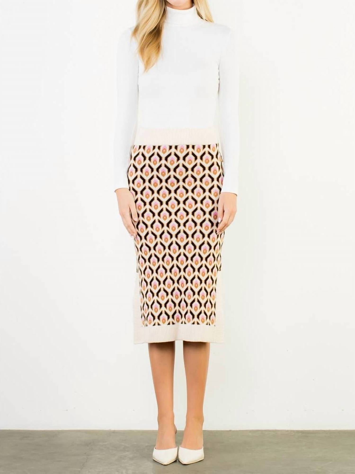 Thml - Jacquard Knit Midi Skirt