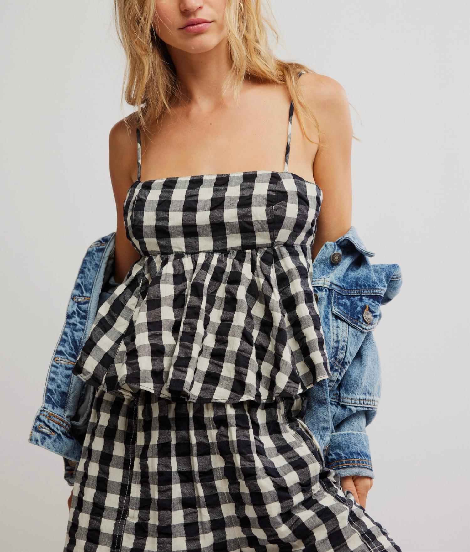 Free People - Mia Plaid Tank