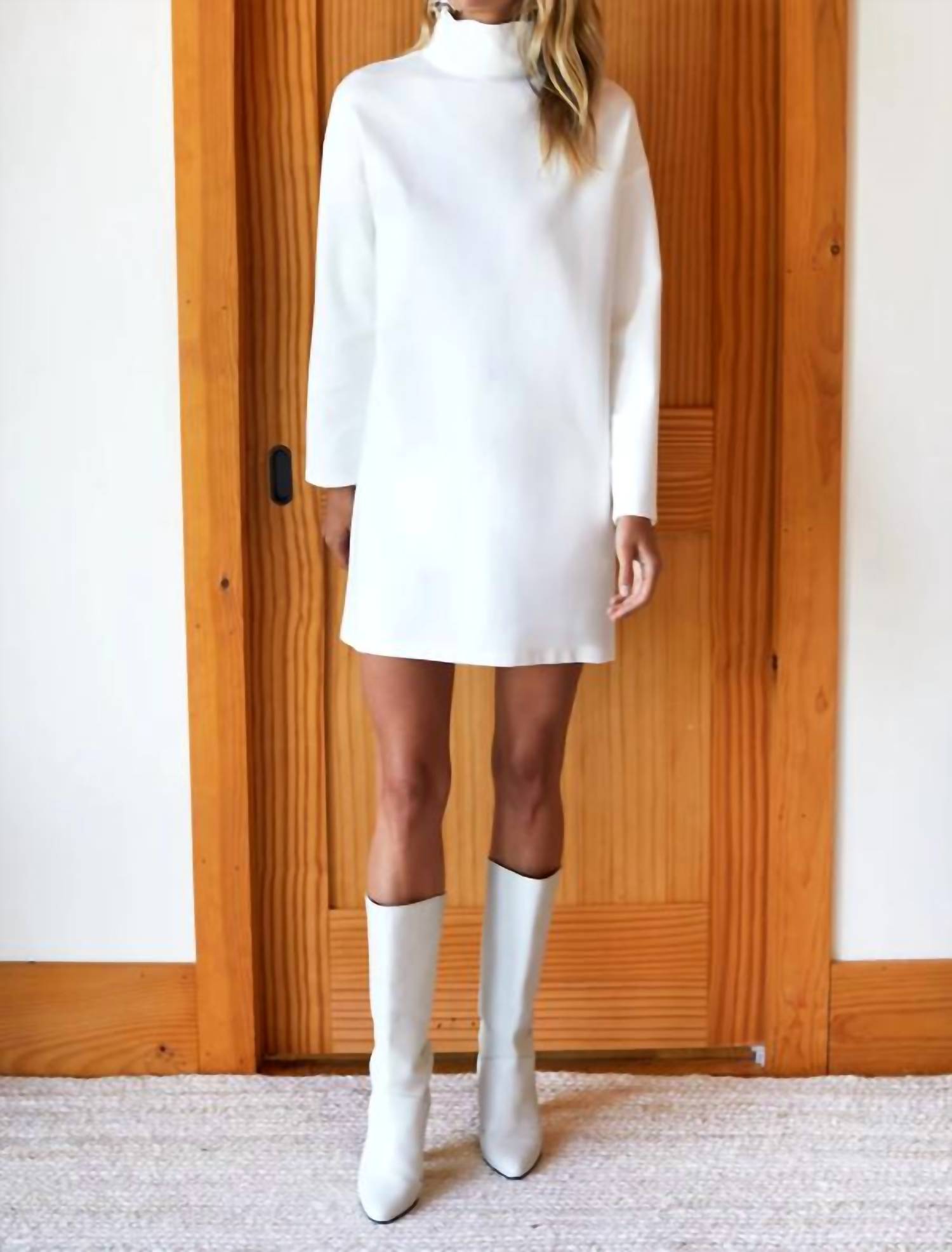 Emerson Fry - Raw Edge Turtleneck Dress