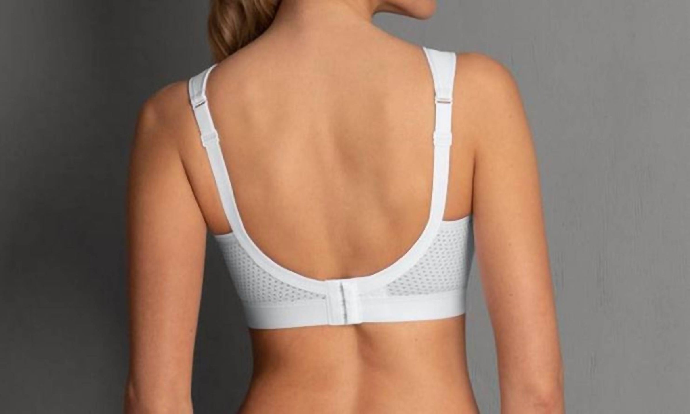 Anita Active Extreme Control Sports Bra in white - women's intimate - detail view