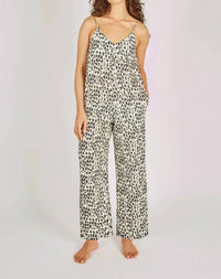 Traffic People - V-neck Sleeveless Jumpsuit