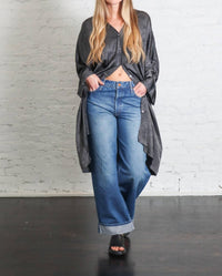 Sanctamuerte - Cardigan Tunic Top