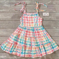 Pete + Lucy - Girls Summertime Gingham Dress
