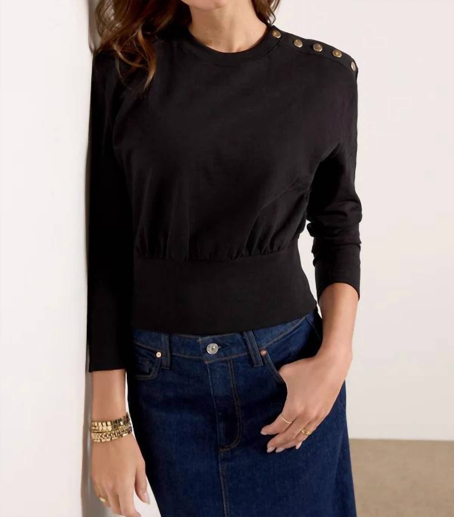 Nation Ltd - Monique Long Sleeve Knit Top