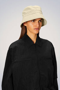 Rains Unisex Waterproof Bucket Hat in dune - women's hat - alternate view