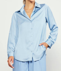 Skies Are Blue - Beckett Ii V-neck Button Down