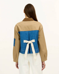 Tanya Taylor - Gabe Denim Sleeve Patch Pocket Jacket