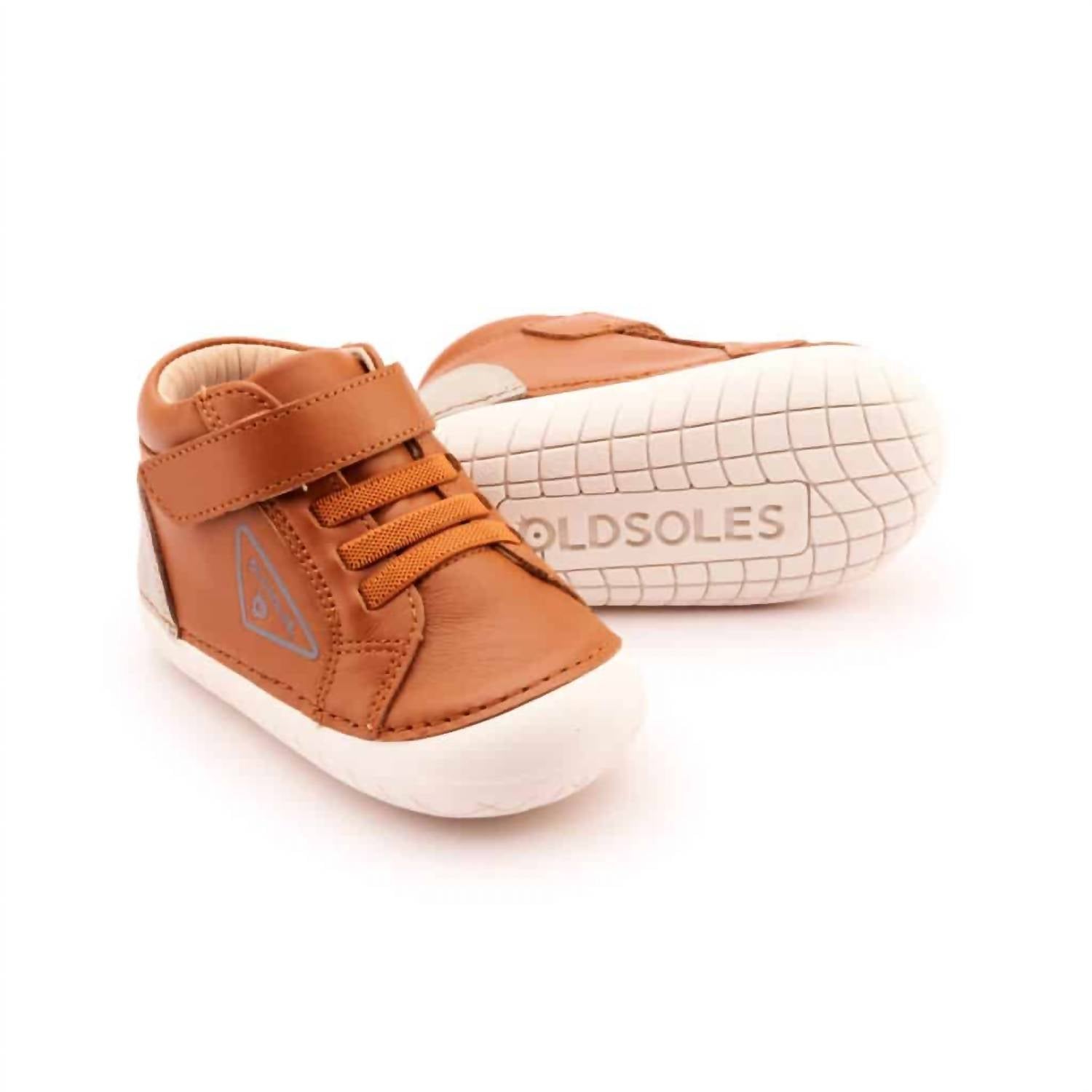 OLDSOLES Boy's 4096 Sensa Pave Casual Shoes in tan gris 1 - kids' sneaker - alternate view