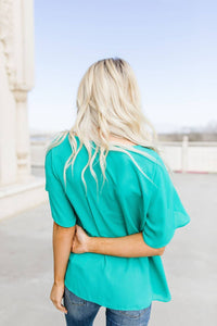 Tulip Sleeve Blouse