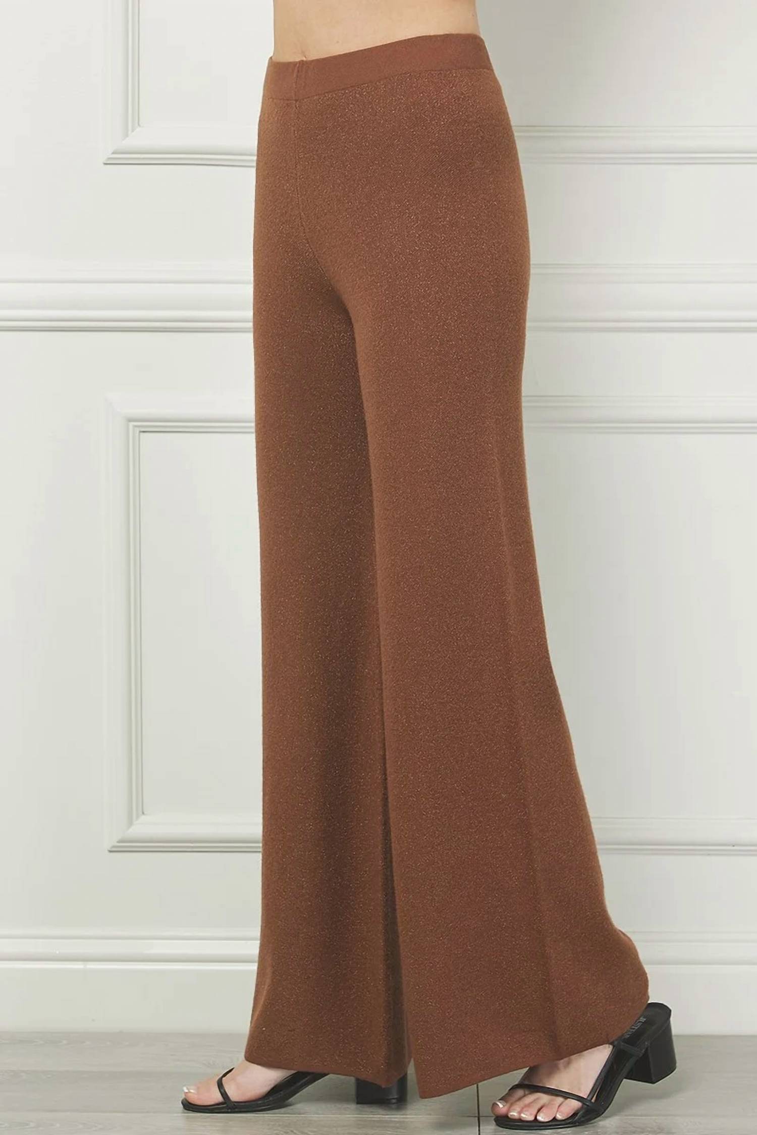 Allie Rose - Nina Fine Gauge Wide Leg Pant