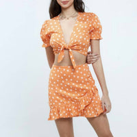 Blue Blush - Let That Mango Skirt Set
