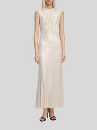 Self-Portrait - Rhinestone Cut Out Midi Dress