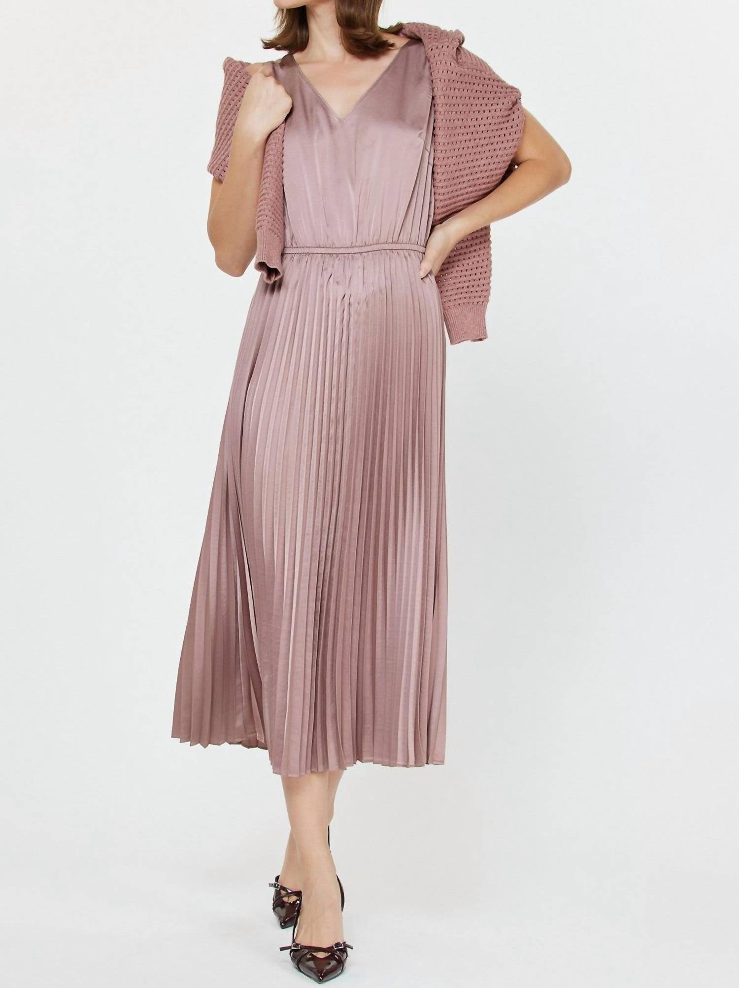 Current Air - PULLOVER SWEATER & PLEATED DRESS SETS