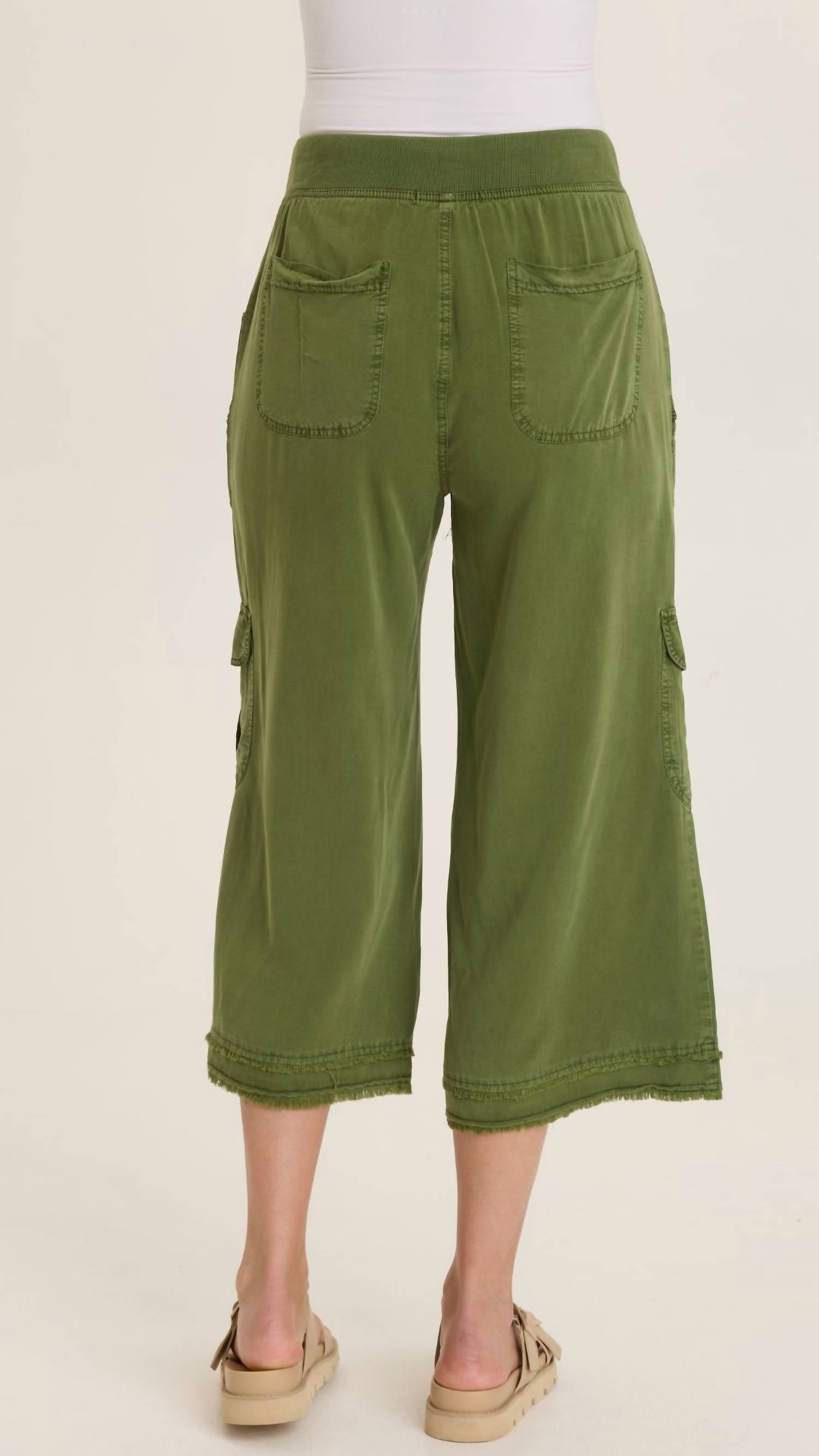 Wearables - Bavo Classic Cargo Gaucho Crop Pant