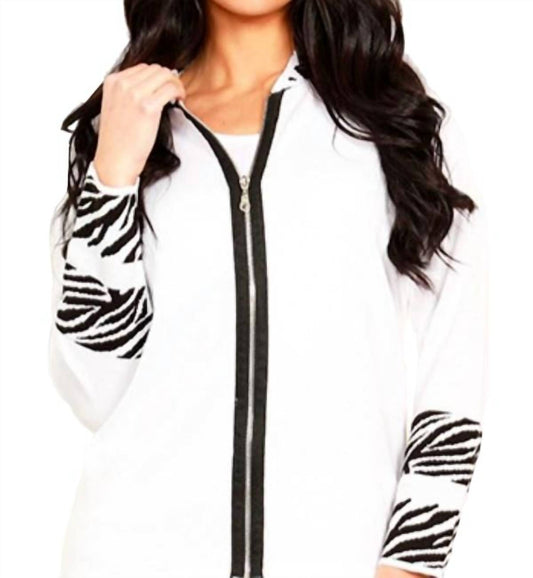 Long Sleeve Zip Cardigan