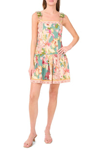 CeCe Sleeveless Square-neck Dress in tropic night - women's dress