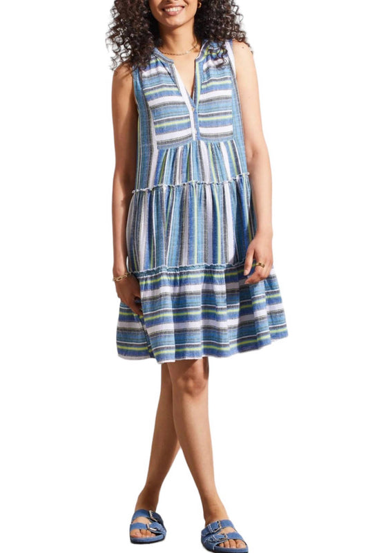 Tribal - Sleeveless Tiered Dress