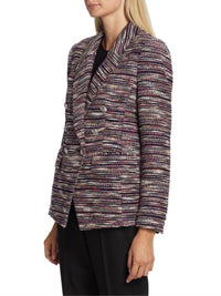 Elie Tahari - Tweed Double Breasted Blazer