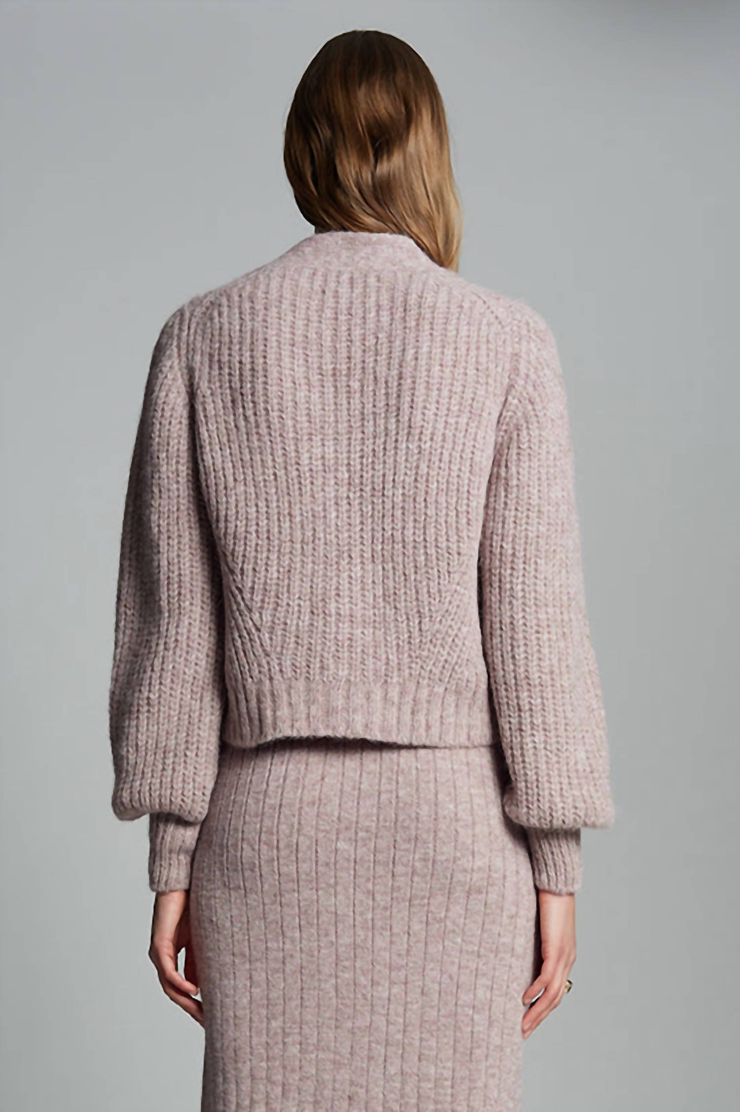 Eleven Six - Sara Blouson Sleeves Cardigan