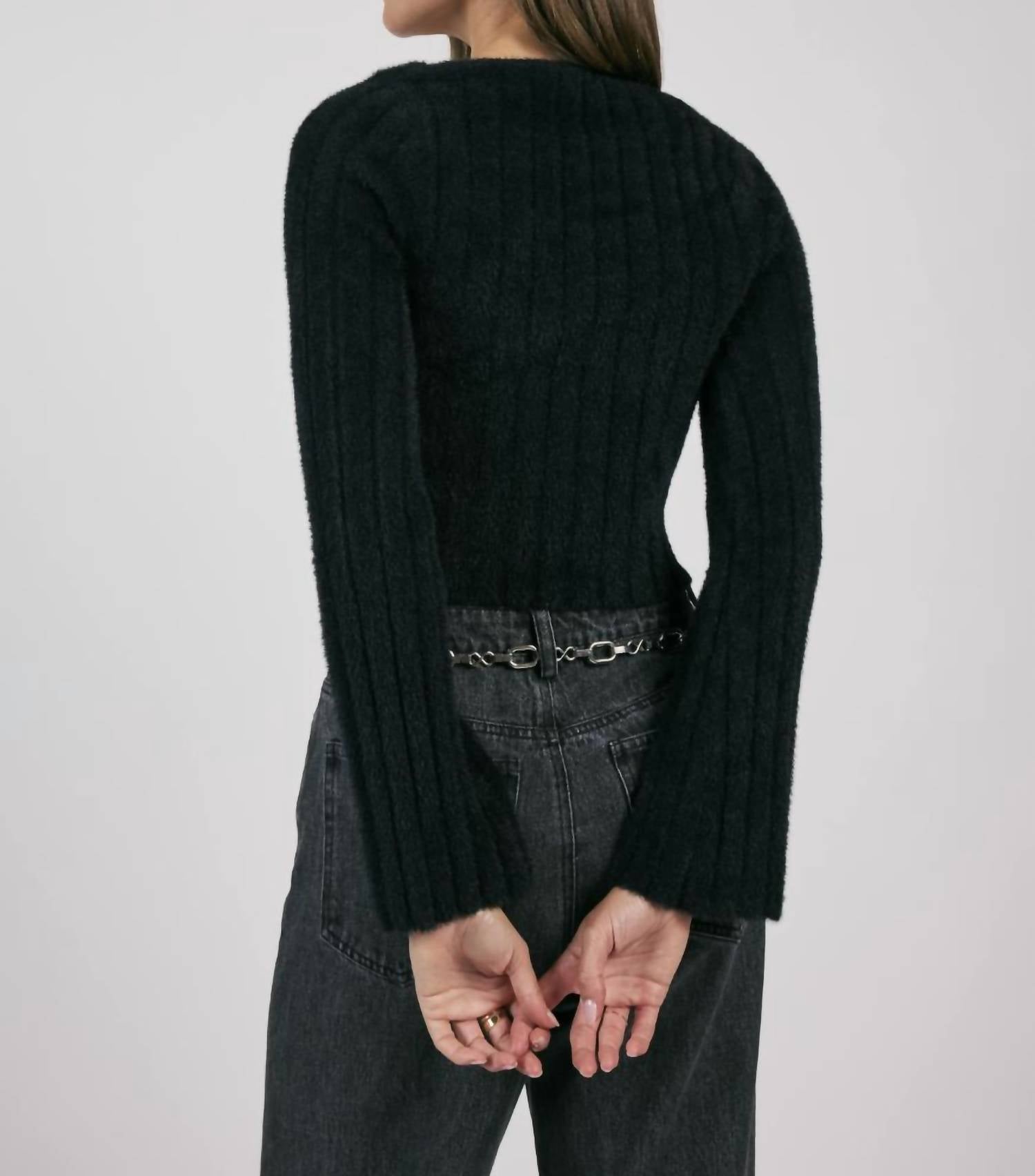 Sage The Label - Camille Square Neck Sweater