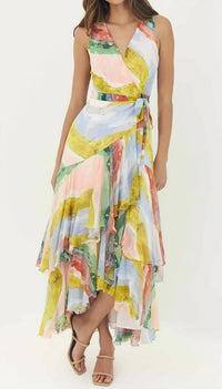 Hutch - Trinity Sleeveless Maxi Wrap Dress