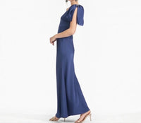 Sachin & Babi - Aubrey One-shoulder Satin Gown