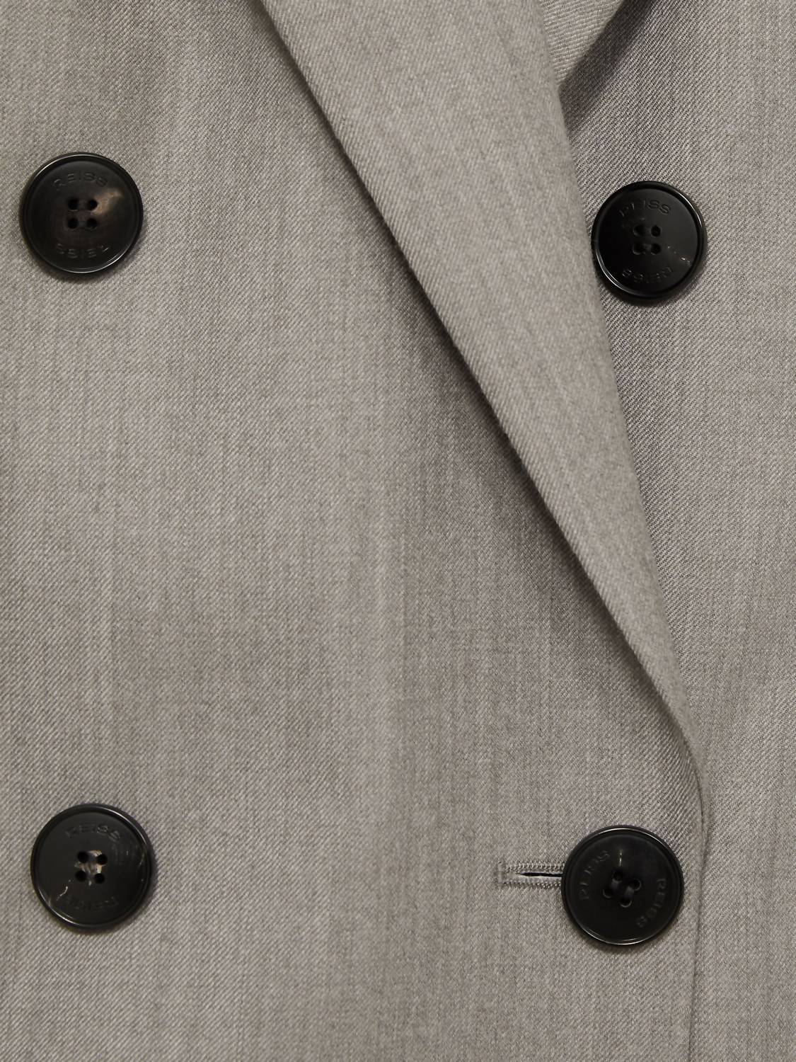 Reiss - Darla Wool Oversized Double-Breasted Blazer