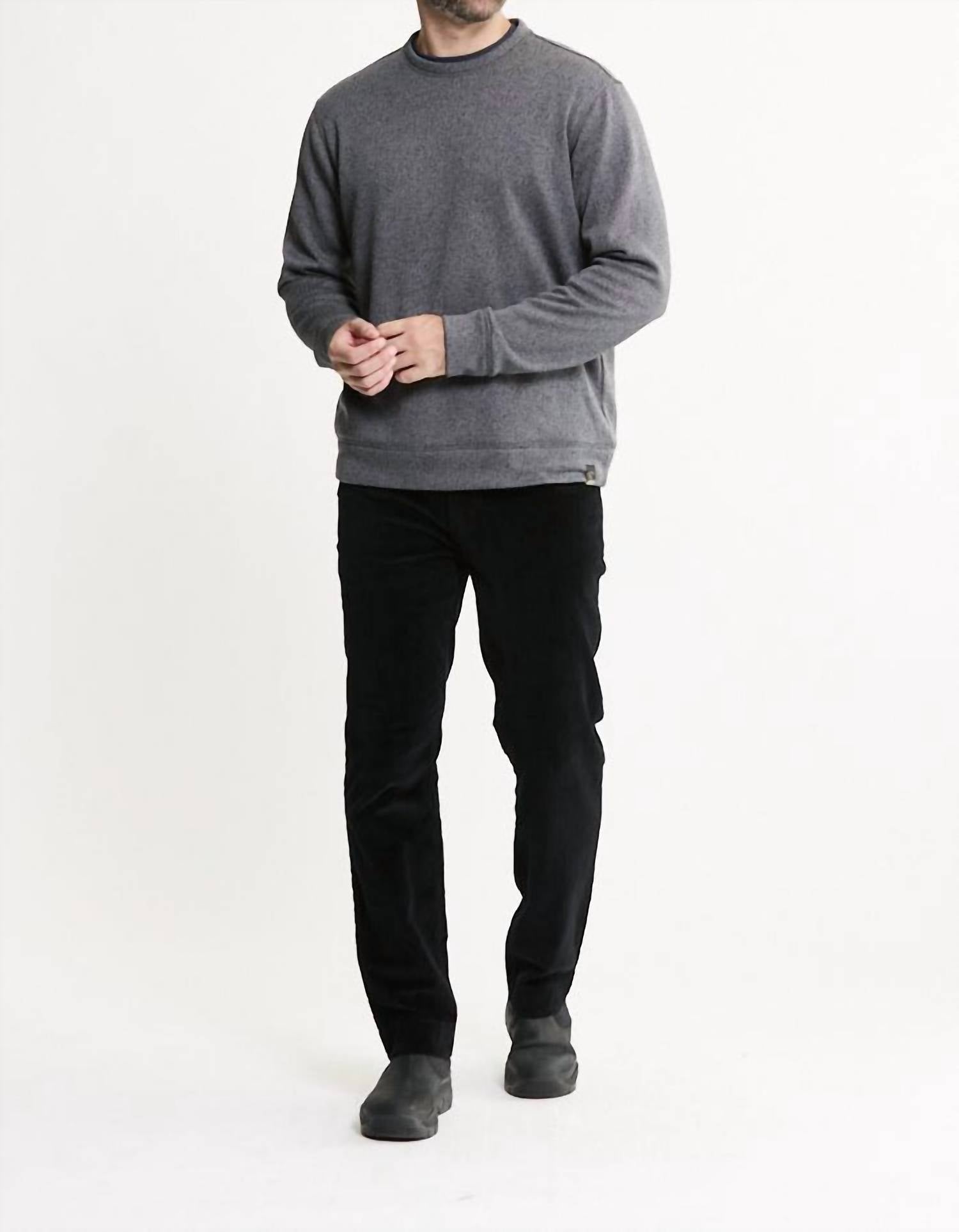 Jachs New York - Stretch Fleece Crewneck Sweater
