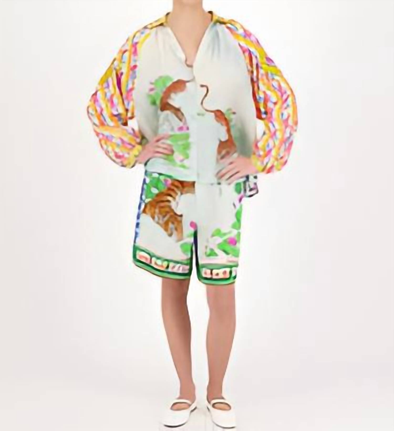 Me369 - Adrianna Long Sleeve Blouse