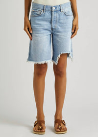 Free People - Big Sur Coast Distressed Denim Shorts
