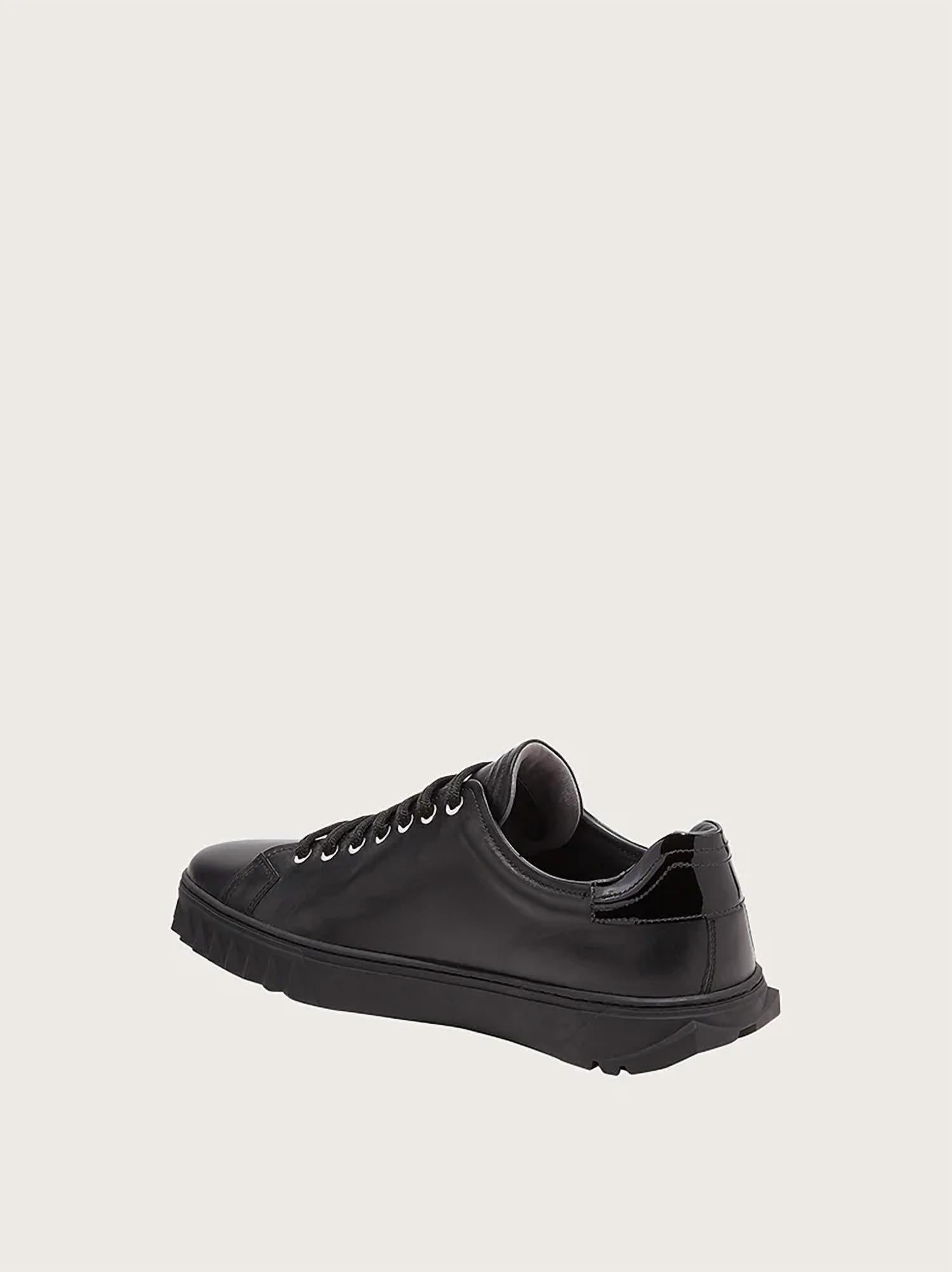 Salvatore Ferragamo - Men's Low Top Leather Sneakers