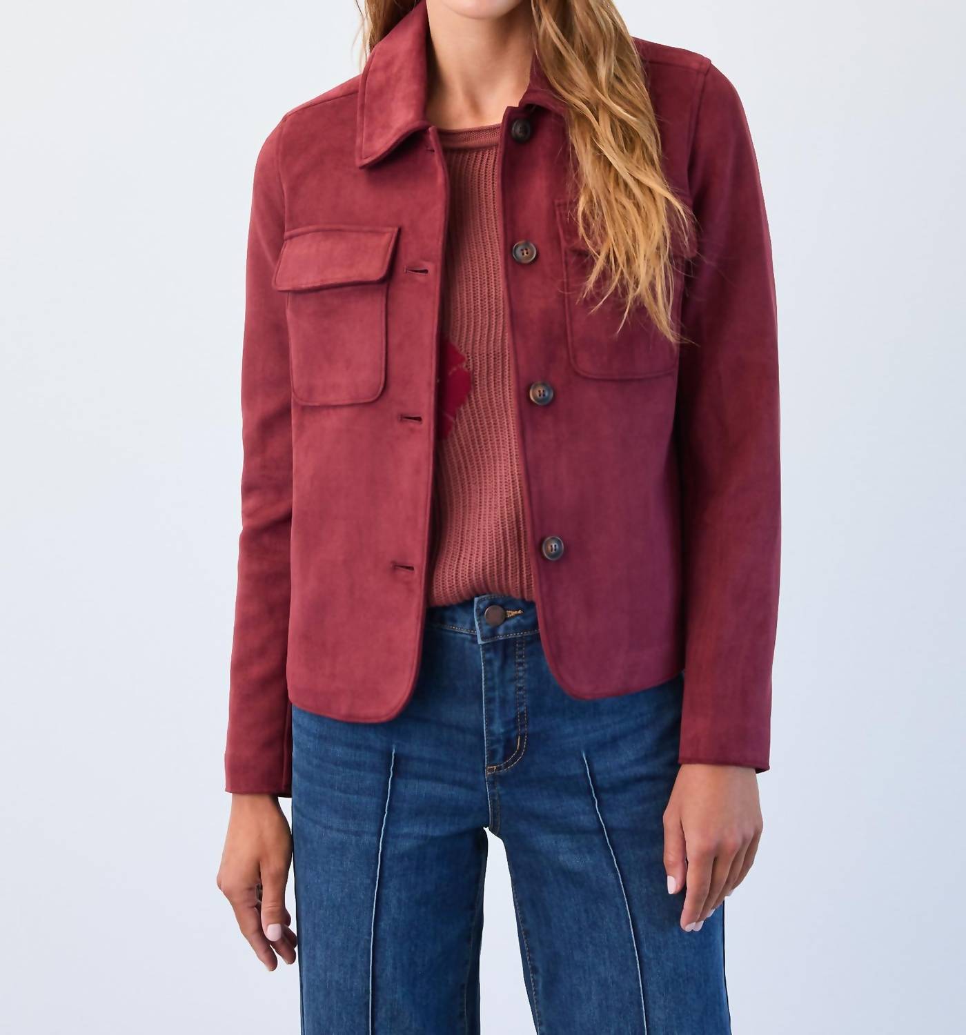 Fdj - Faux Suede Jacket