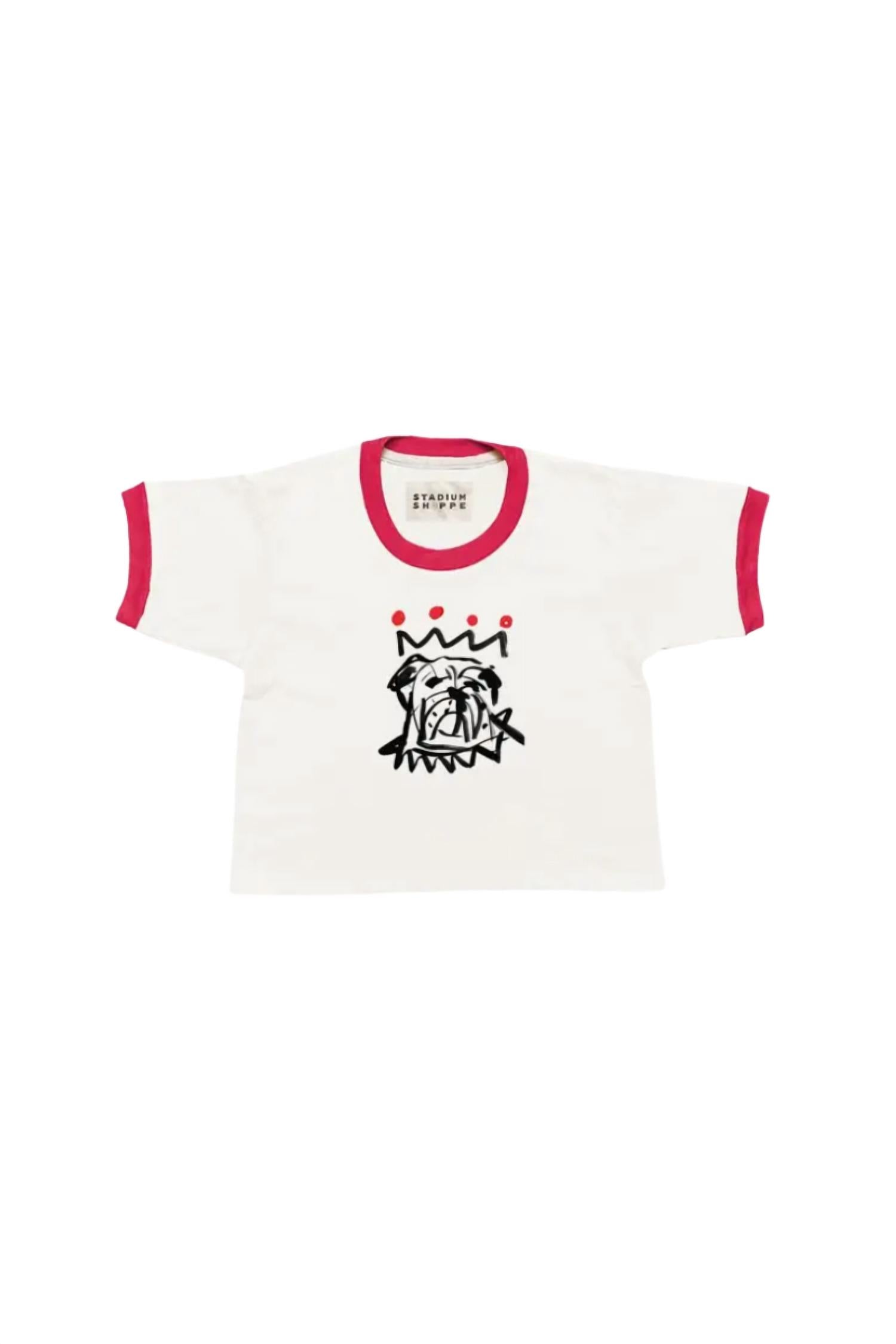 Stadium Shoppe - Women's Ringer Crop Tee