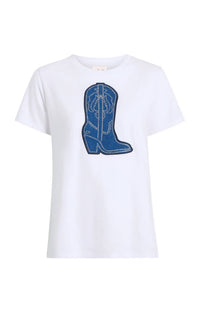 Cinq A Sept - Studs Denim Boot Tee