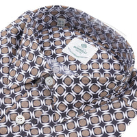 Luigi Borrelli Napoli - Men's Slim-fit Patterned Cotton Shirt