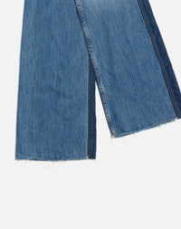 RE/DONE Women's Californian Mid 70’s Jeans in shadow denim - women's jeans - view 6