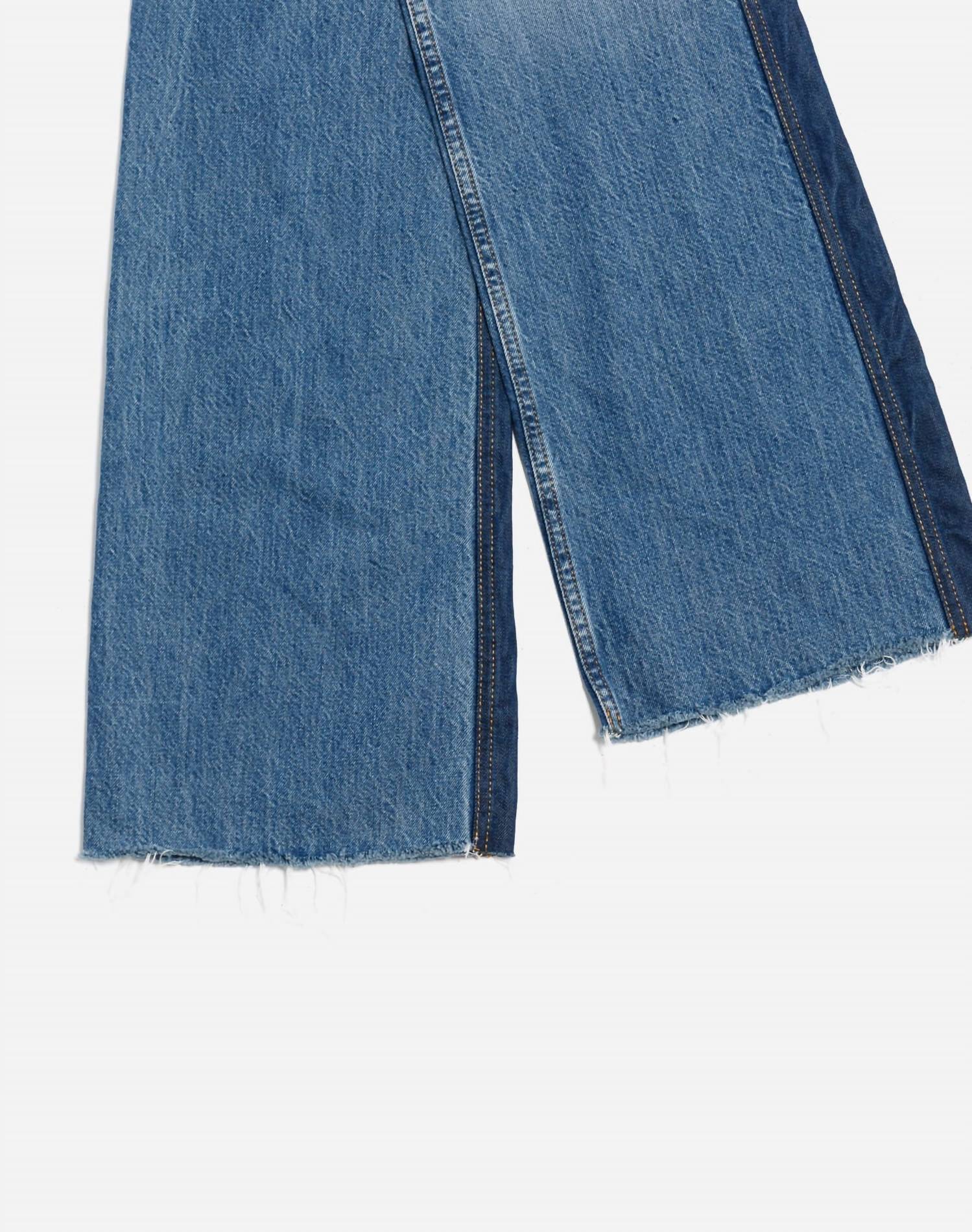 RE/DONE Women's Californian Mid 70’s Jeans in shadow denim - women's jeans - view 6