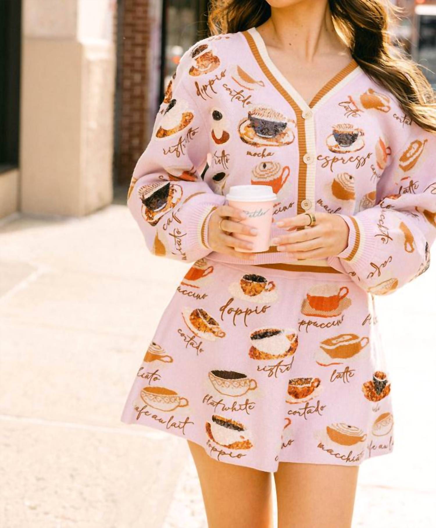 Queen Of Sparkles - Types Of Coffee Cardigan