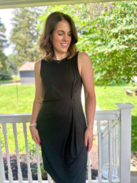 Doe And Rae - Richmond Front Twist Midi Dress