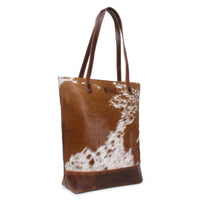 Sixtease Bags Women's Ouzzo Toronto Hide Tote Bag in brown - women's bag - alternate view