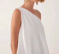 Dress To - One-shoulder Overlay Jumpsuit