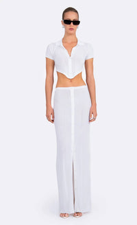 Nonchalant Label - Palmer Polo Crop Top